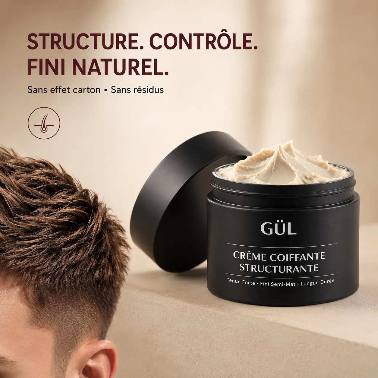 Cire Coiffante Structurante — Fini Semi-Mat