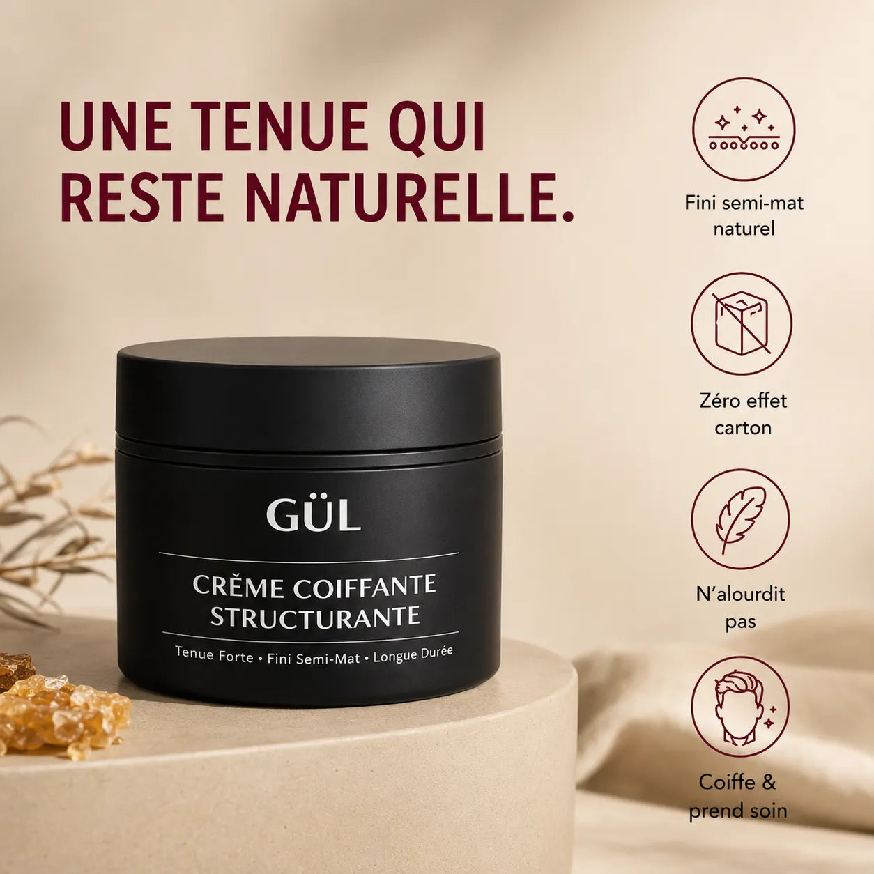 Cire Coiffante Structurante — Fini Semi-Mat