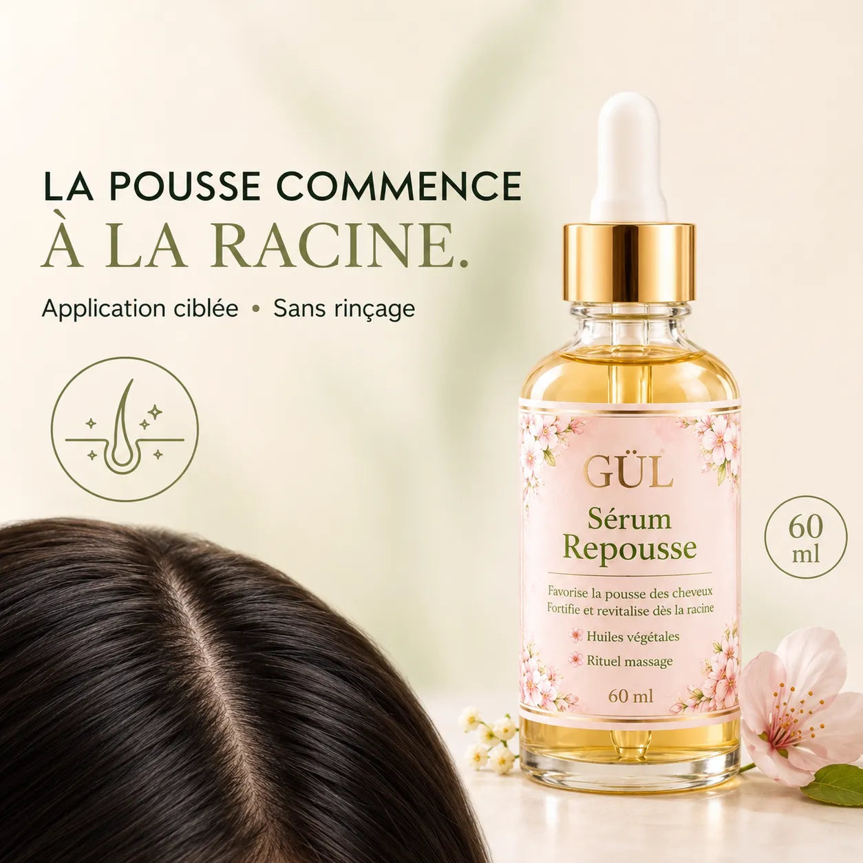 Sérum Repousse — Action Directe à la Racine