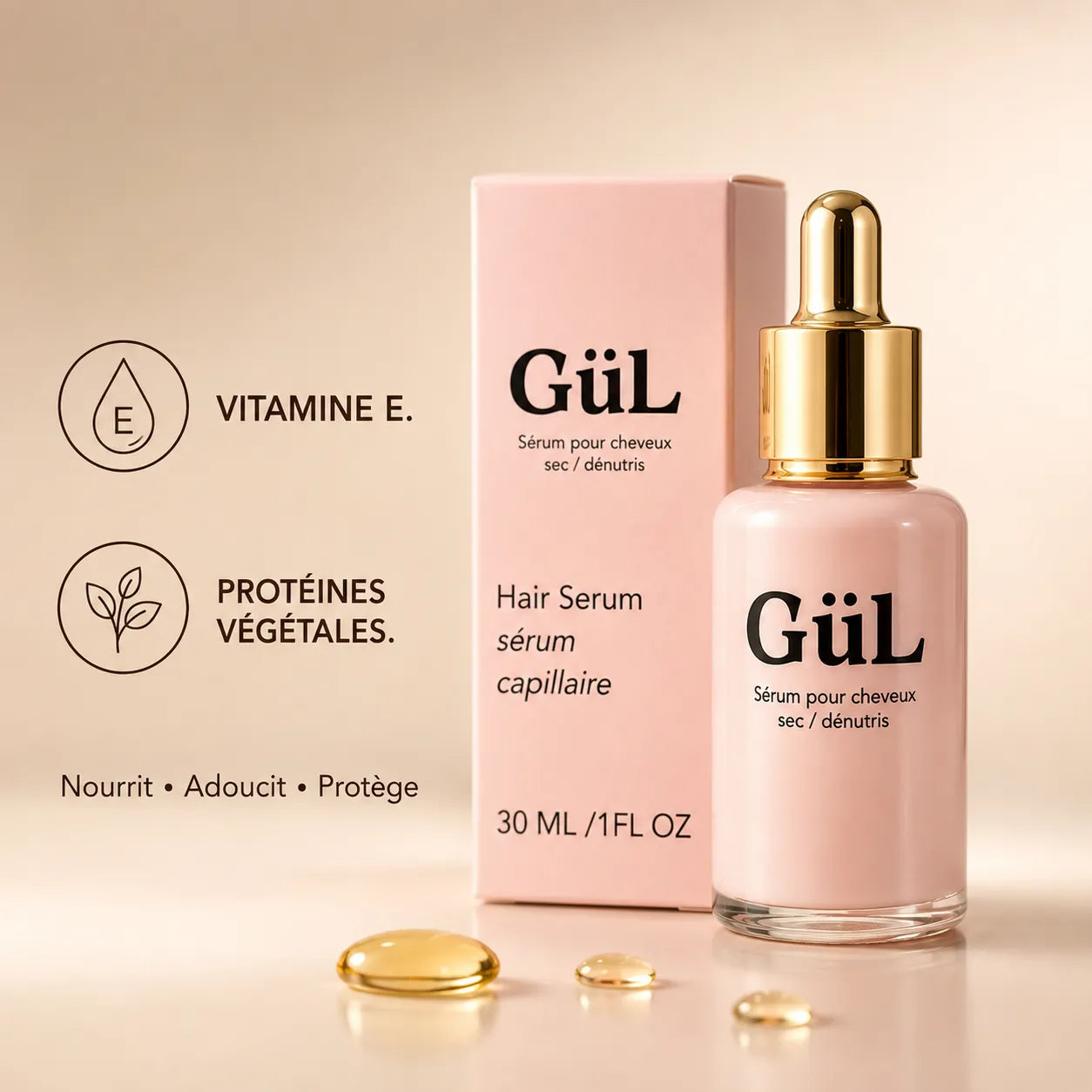Sérum Réparateur Cheveux Très Secs & Dénutris