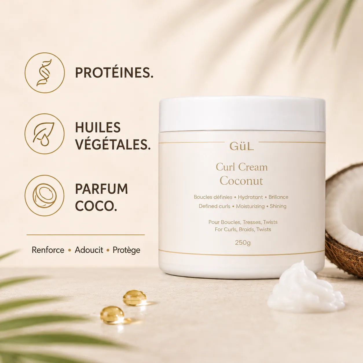 Crème Boucles Définissante — Parfum Coco