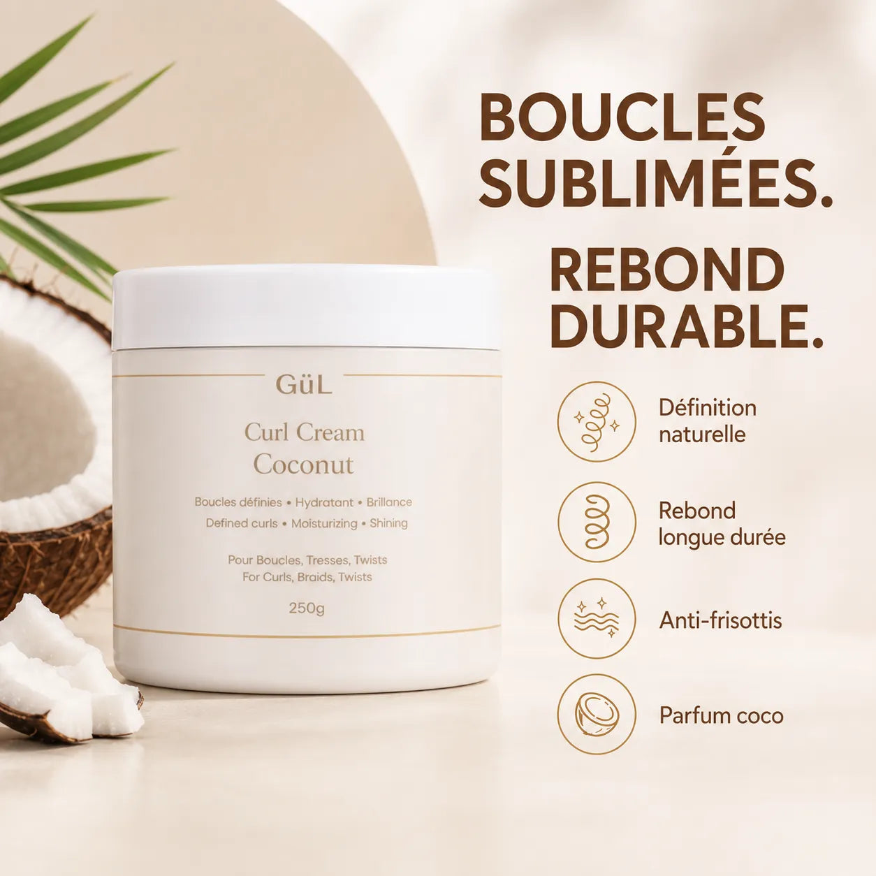 Crème Boucles Définissante — Parfum Coco