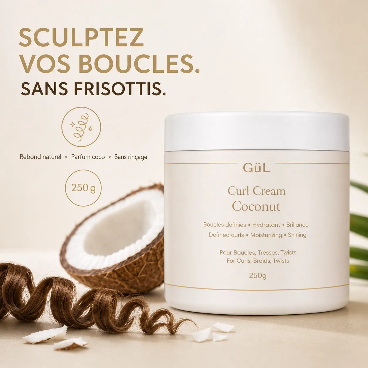 Crème Boucles Définissante — Parfum Coco