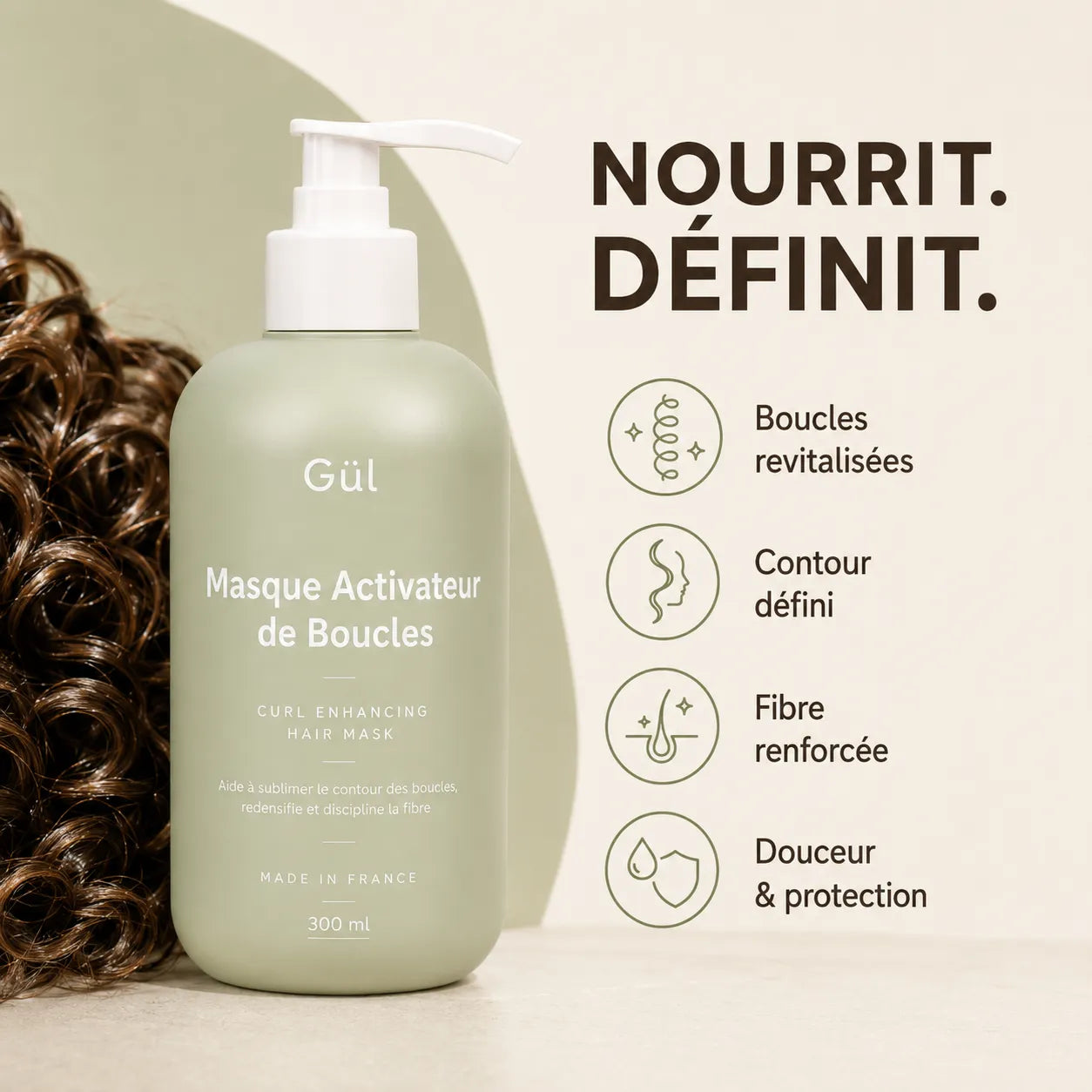 Masque Boucles — Nutrition & Définition