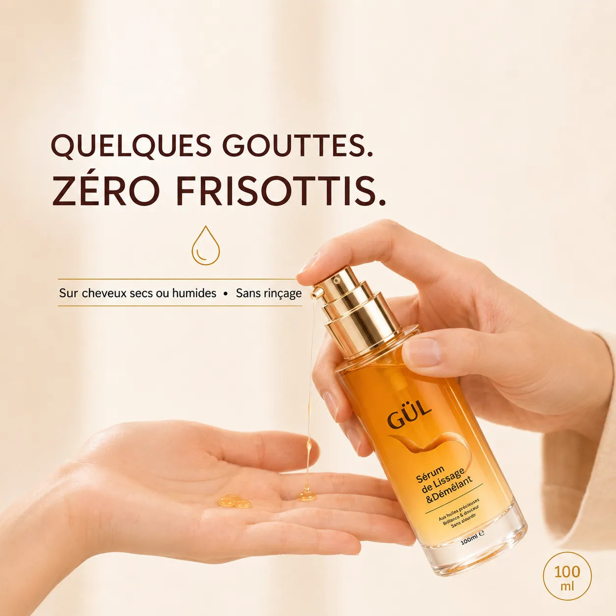 Sérum Lissant Anti-Frisottis & Anti-Humidité