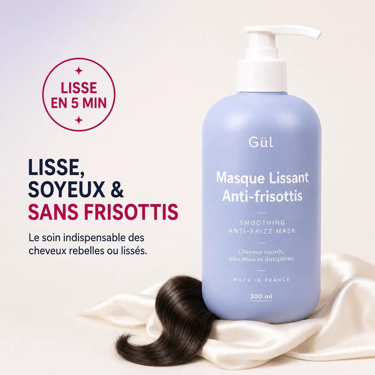 Masque Lissant Kératine & Protéines de Soie