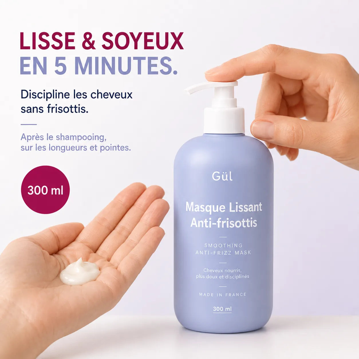 Masque Lissant Kératine & Protéines de Soie