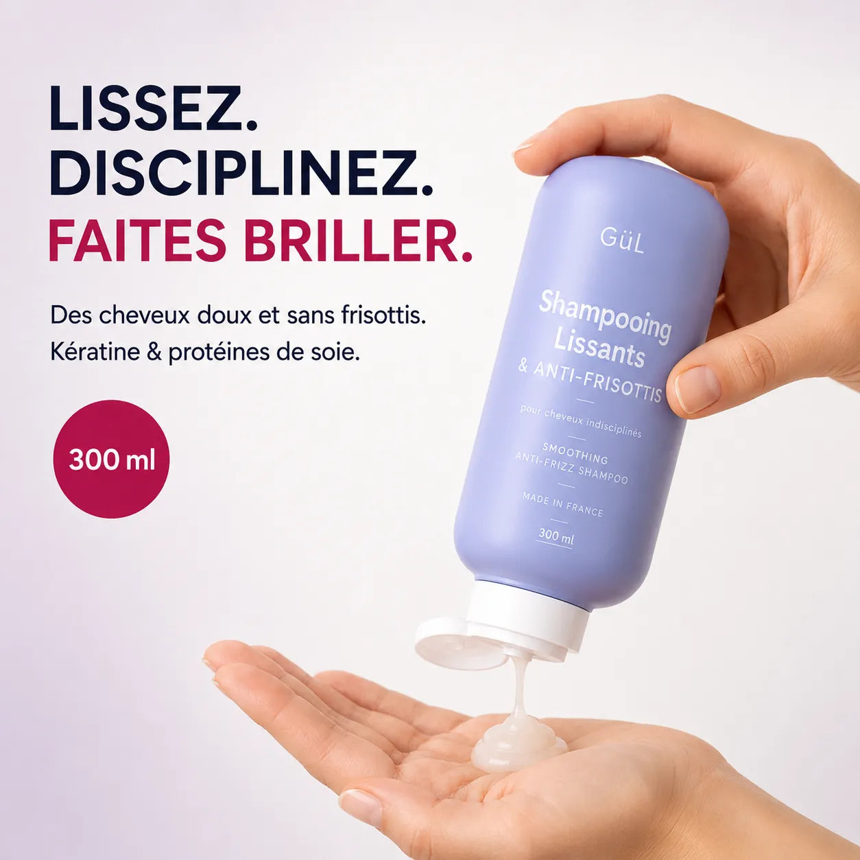Shampooing Lissant Kératine & Protéines de Soie