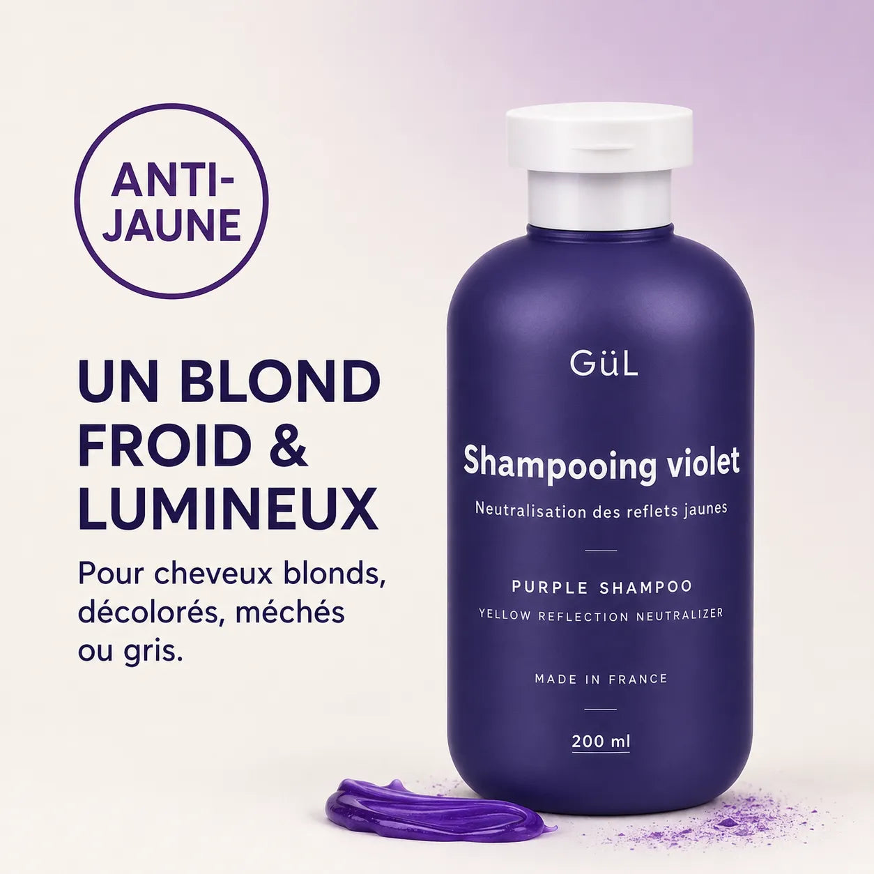 Shampooing Violet Déjaunisseur