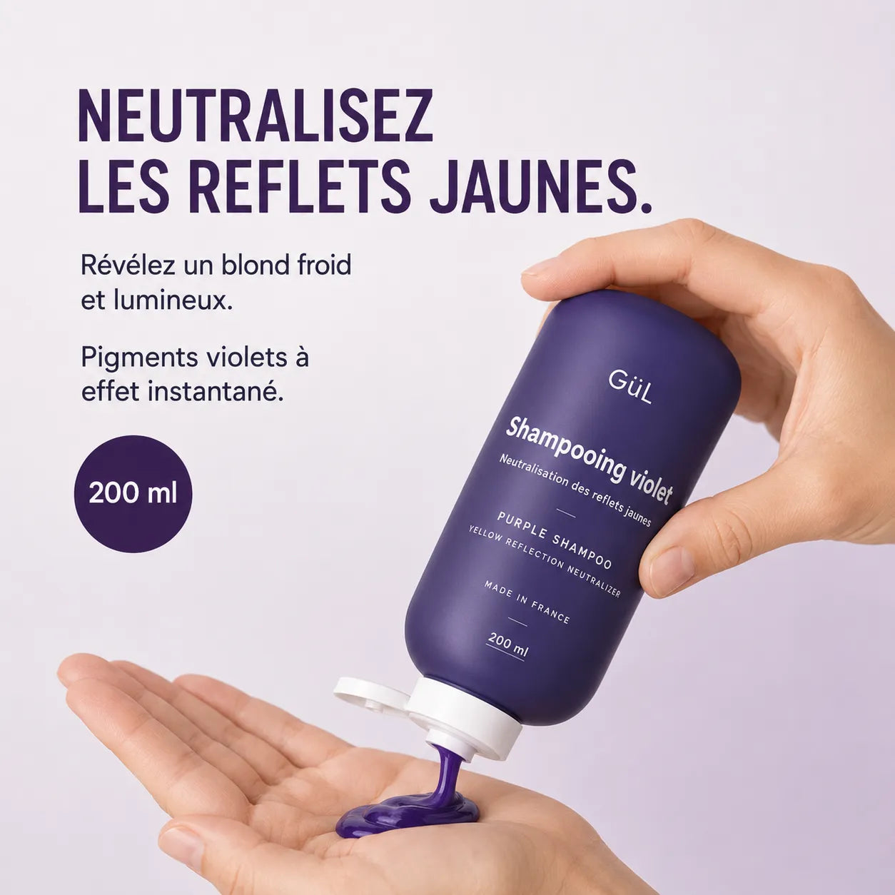 Shampooing Violet Déjaunisseur
