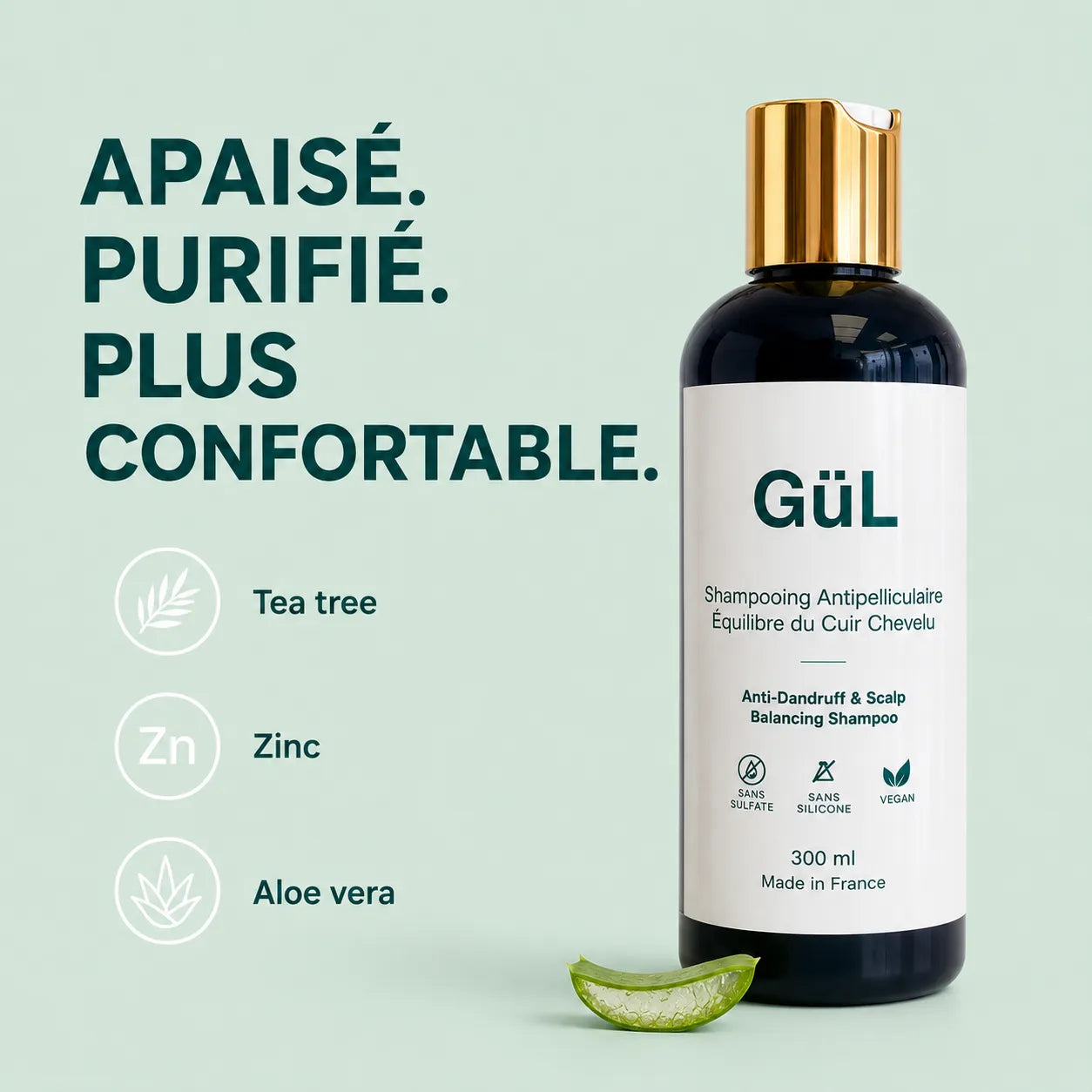 Shampooing Antipelliculaire Tea Tree & Zinc
