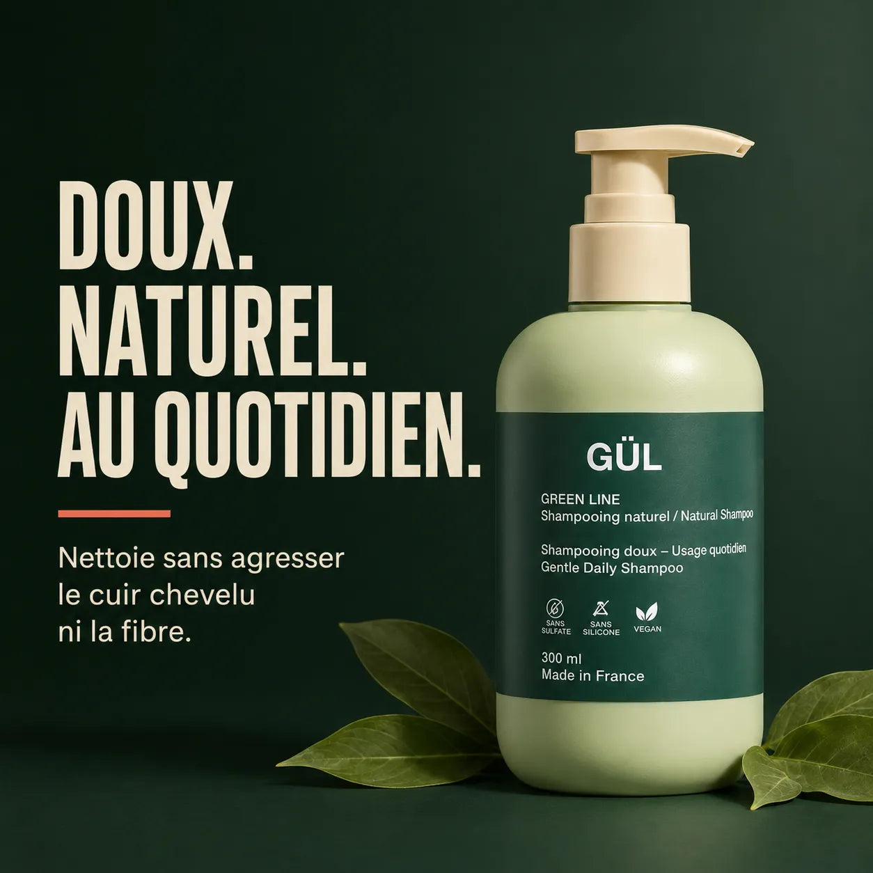 Shampooing Organic — 98% d'Origine Naturelle