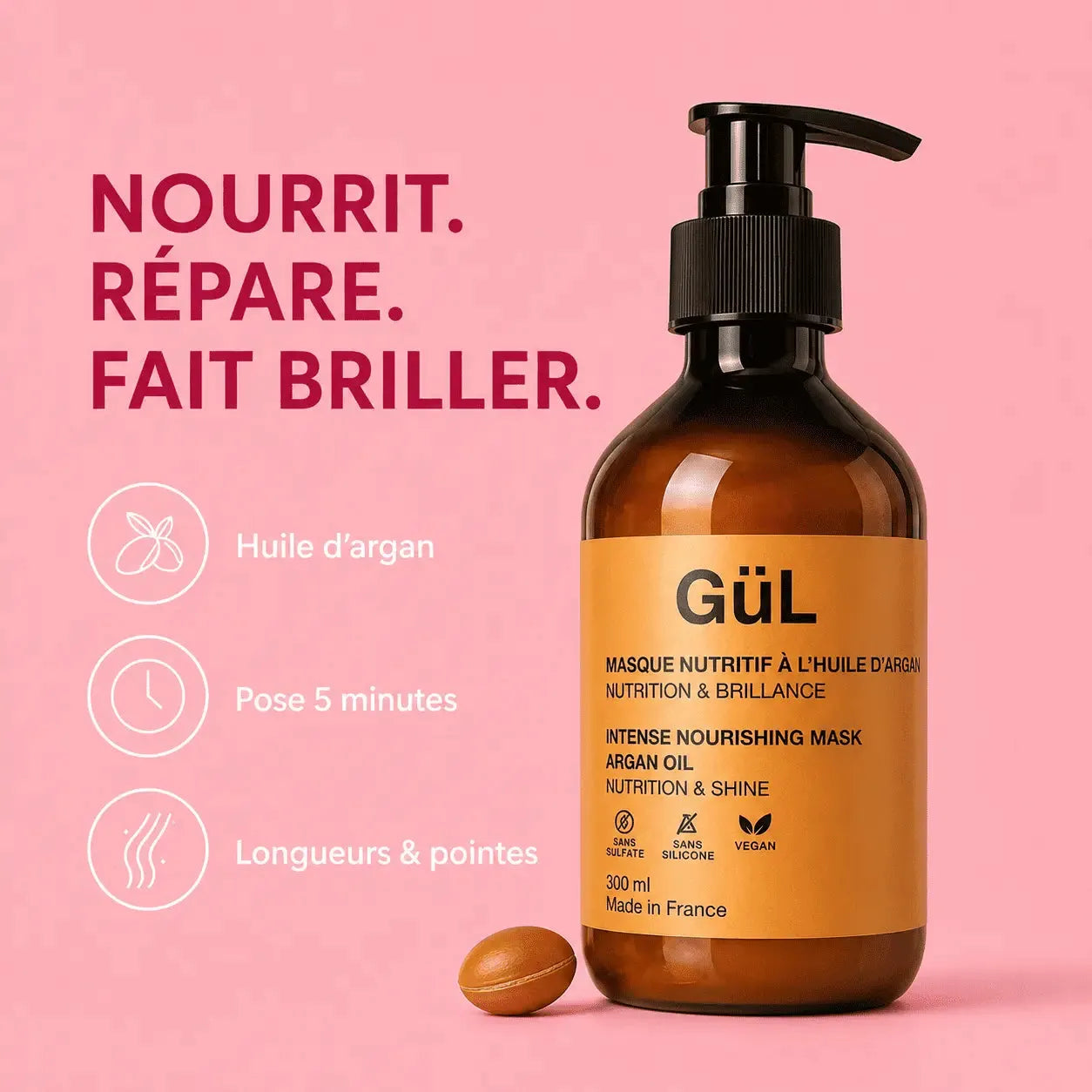 Masque Nourrissant à l'Huile d'Argan