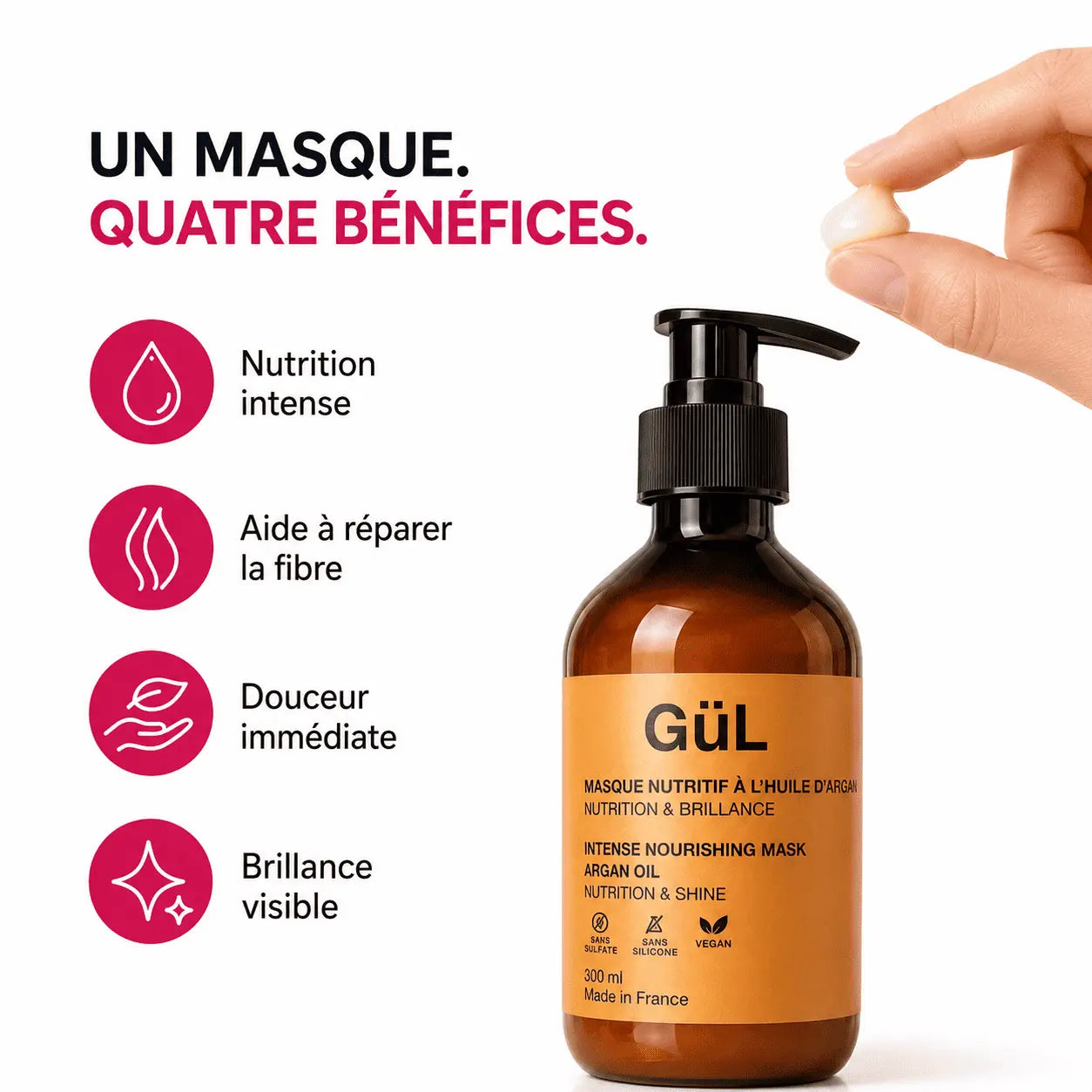 Masque Nourrissant à l'Huile d'Argan