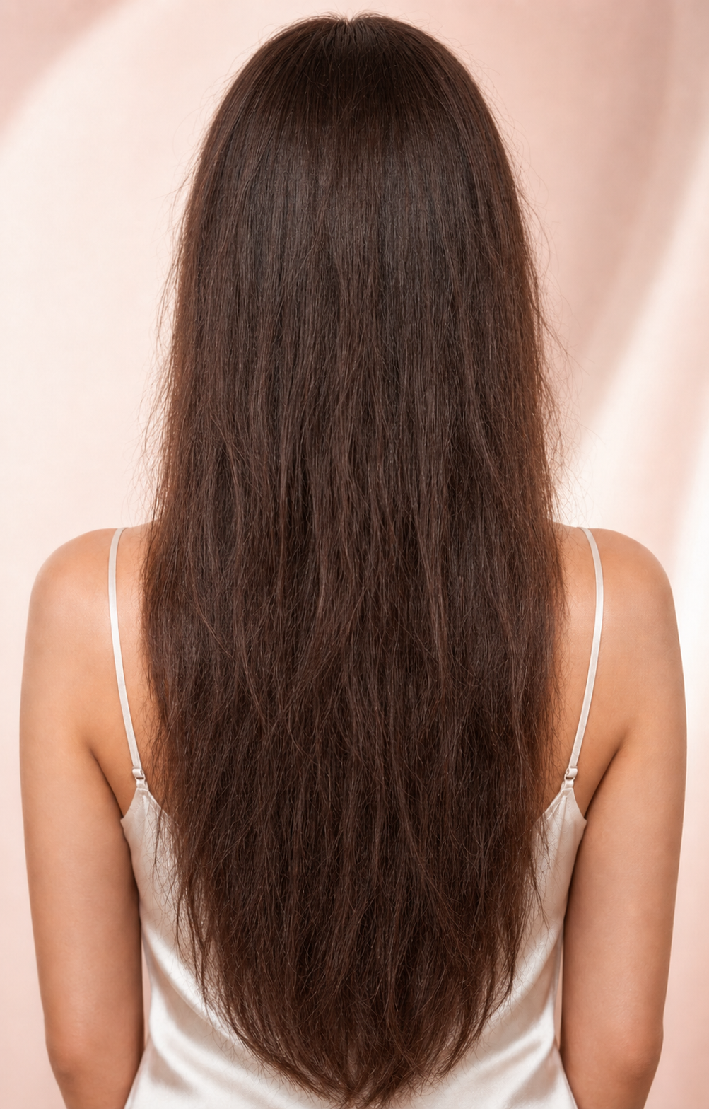 Cheveux avant la routine GÜL
