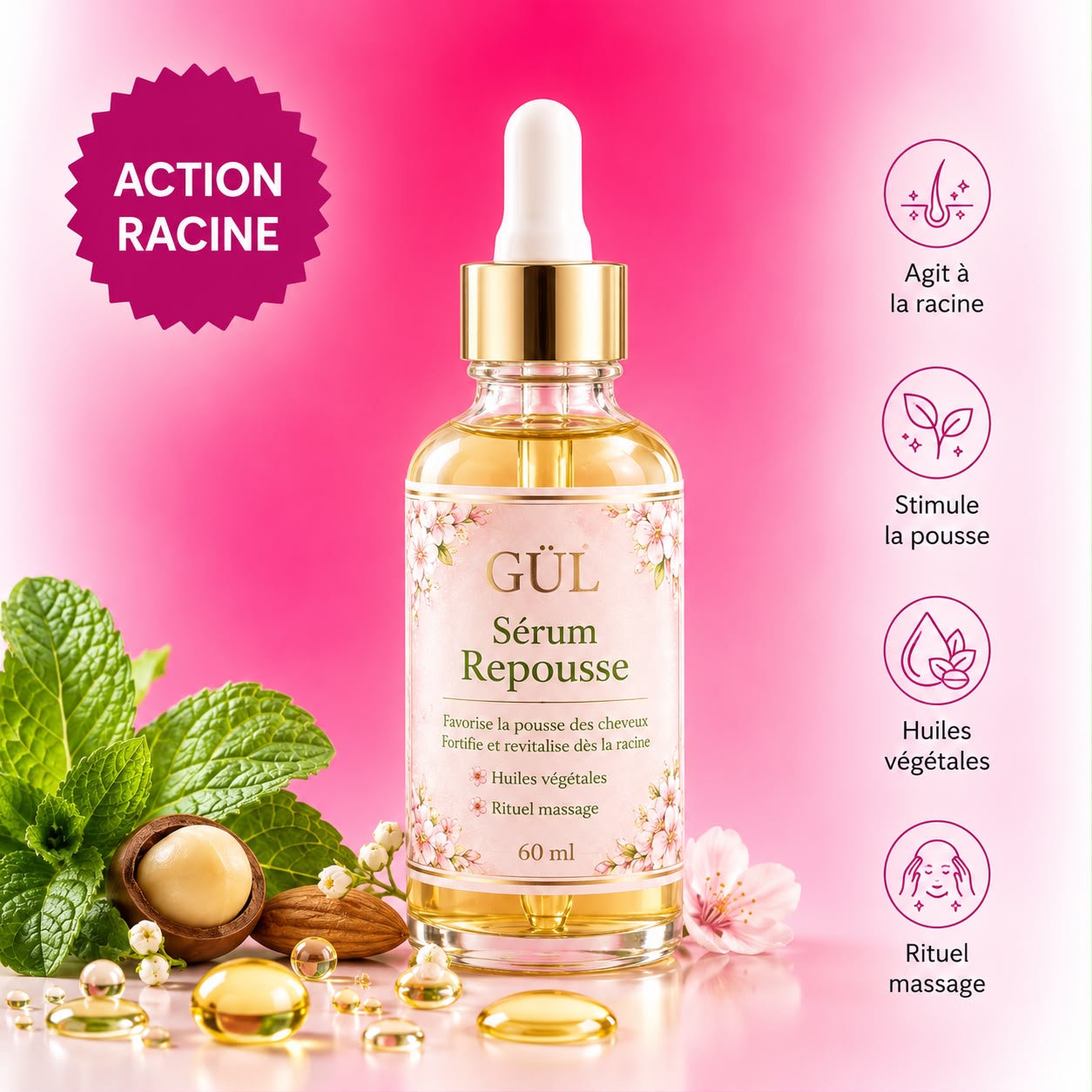 Sérum Repousse — Action Directe à la Racine