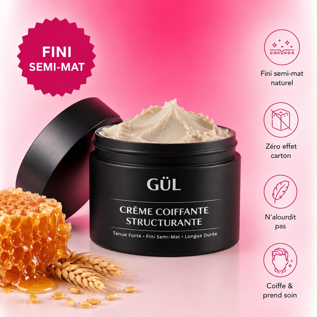 Cire Coiffante Structurante — Fini Semi-Mat