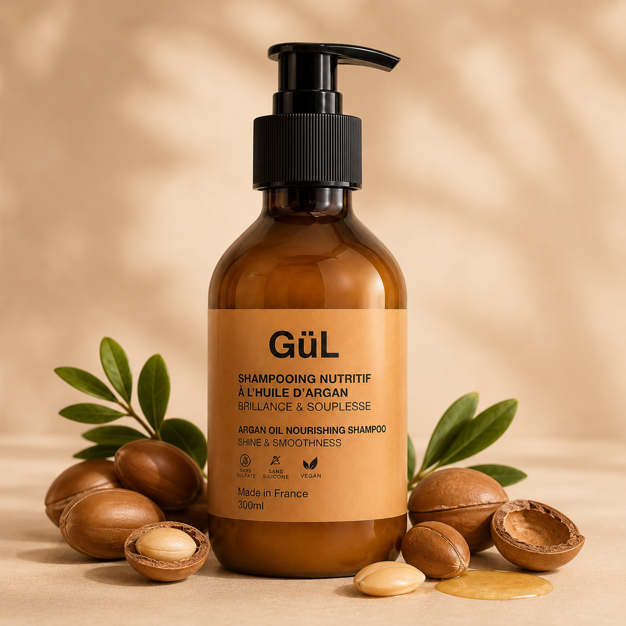 Shampooing Nutritif à l’Huile d’Argan