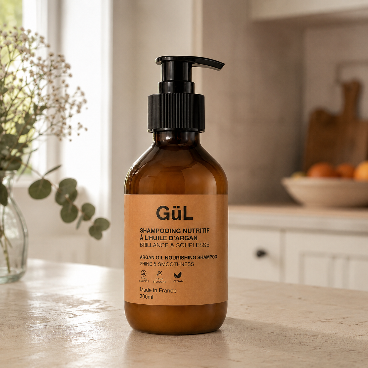 Shampooing Nutritif à l’Huile d’Argan